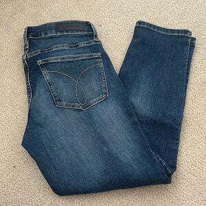Calvin Klein Jeans Blue Denim Capri Size 6